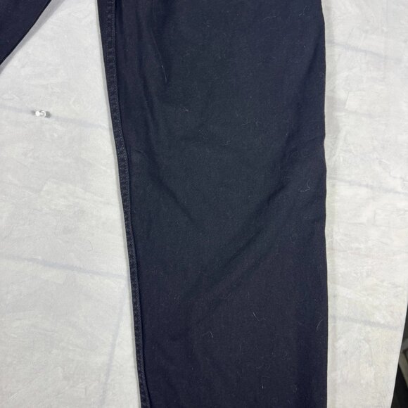 Levi's Strauss Straight Leg Jeans Mens Black Denim Five Pockets Classic Comfort - Picture 8 of 15